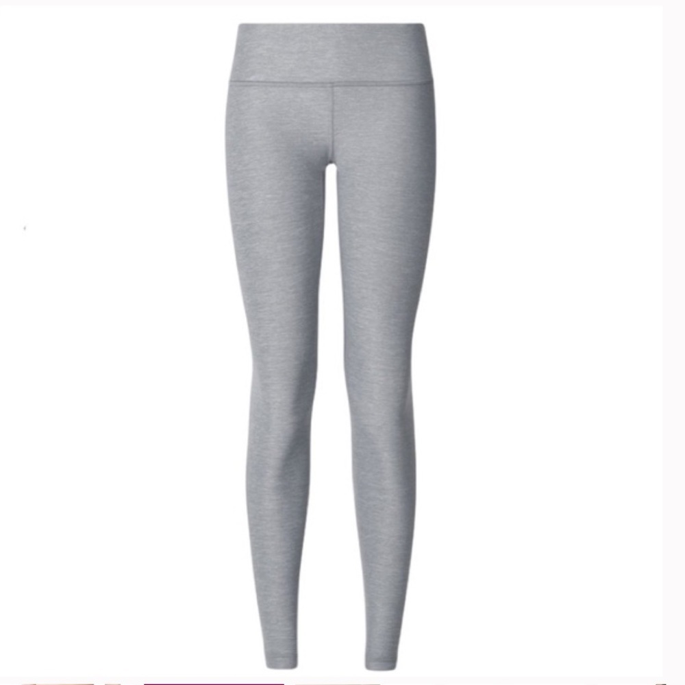 Lululemon Women’s Classic 30” Wunder Under Pant Tights in Heathered Grey Size 8